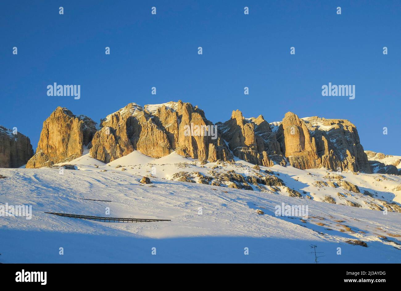 Sella Group, Dolomites, Italy Stock Photo