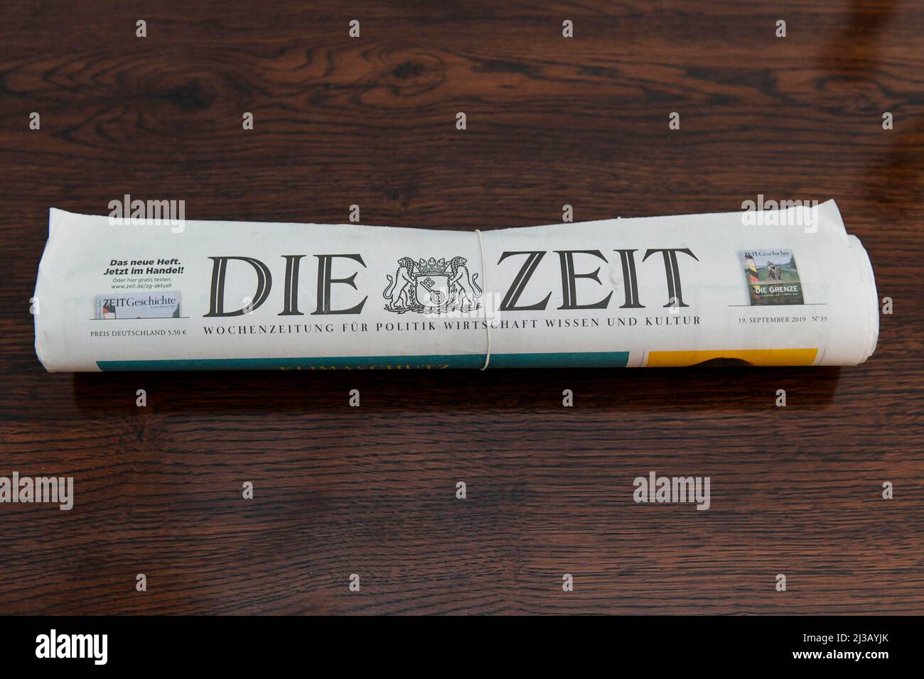 Weekly newspaper Die Zeit Stock Photo