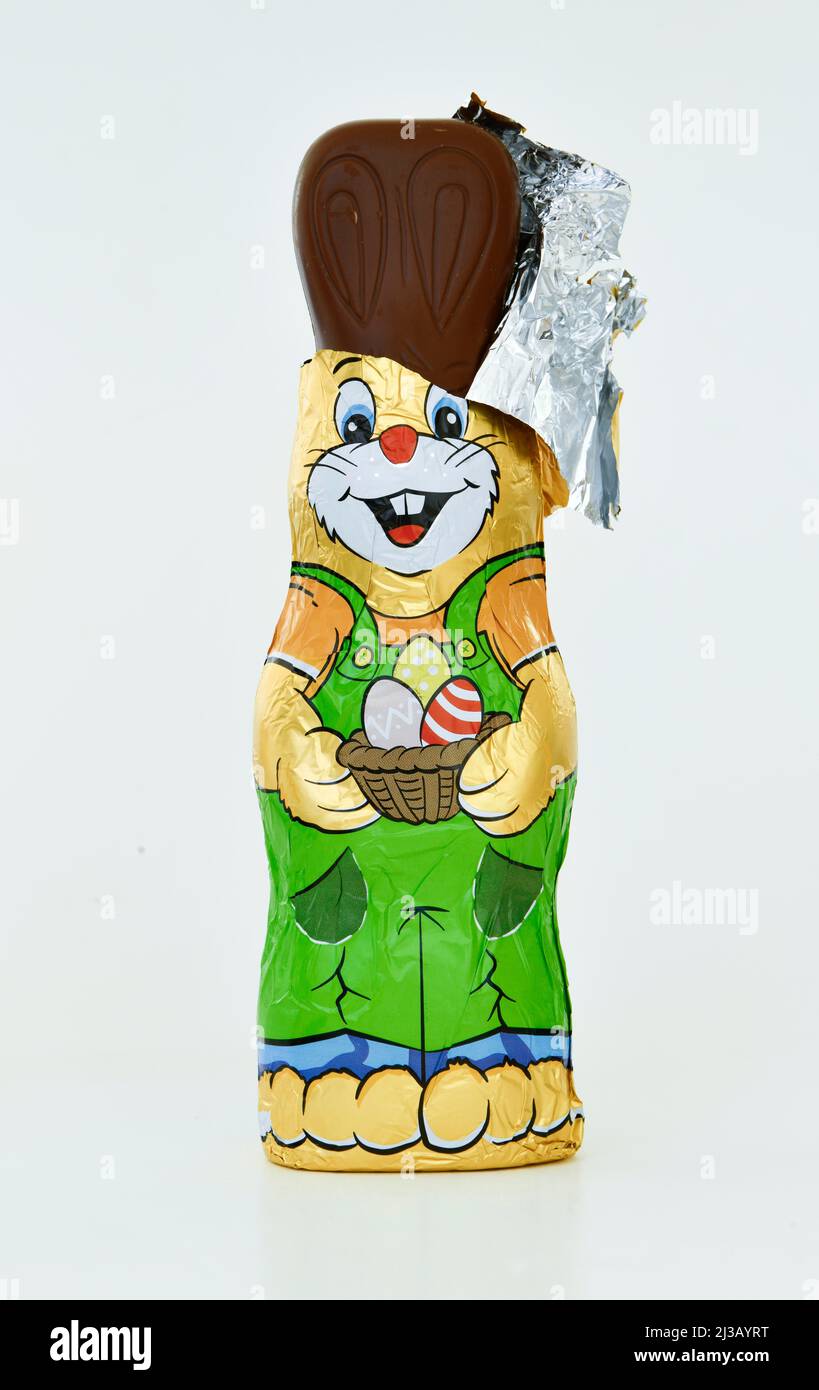 Chocolate Easter Bunny Stock Photo Alamy