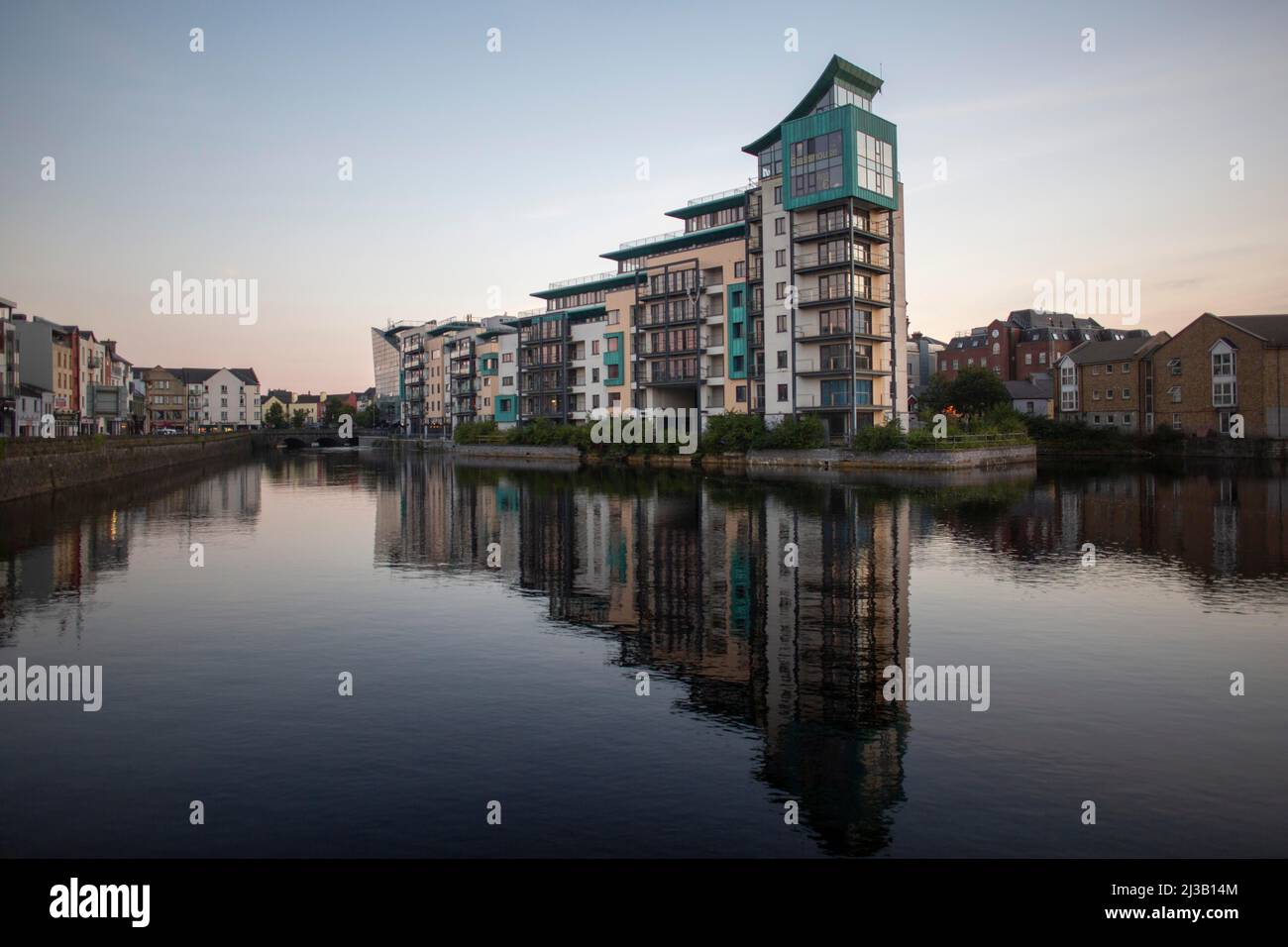 Sligo town apartments on the River Garavogue near Wild Atlantic Way