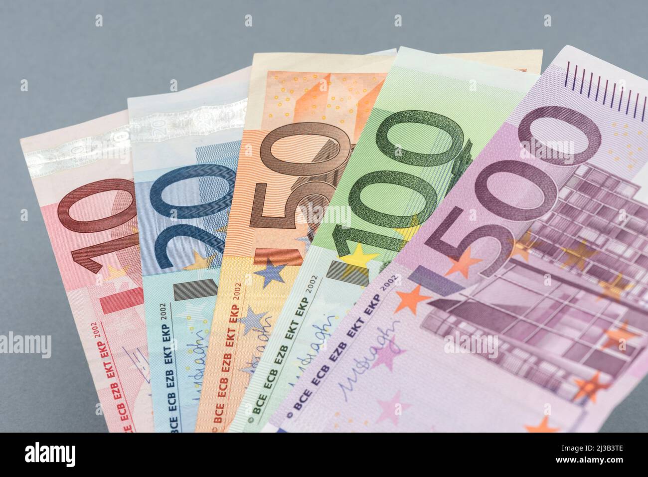 European banknotes, Euro currency from Europe, Euros Stock Photo - Alamy