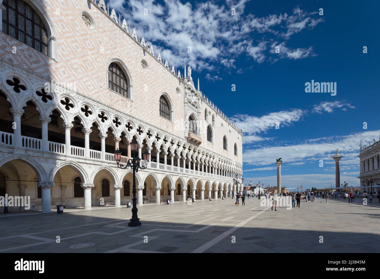 San Marco square and the Doge's palace, Venice, Italy Stock Photo