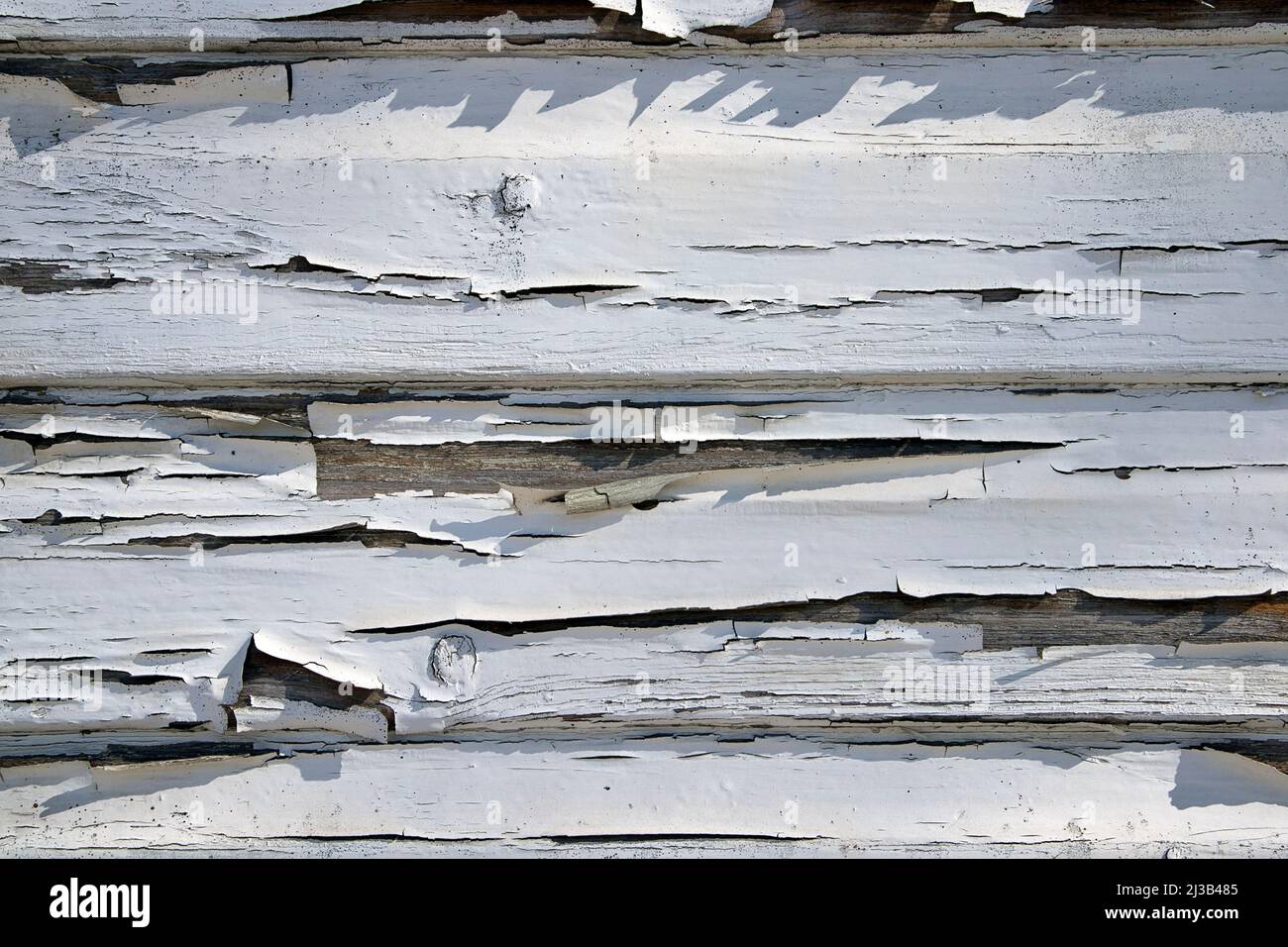 Wooden house wall background with old peeling paint Stock Photo - Alamy