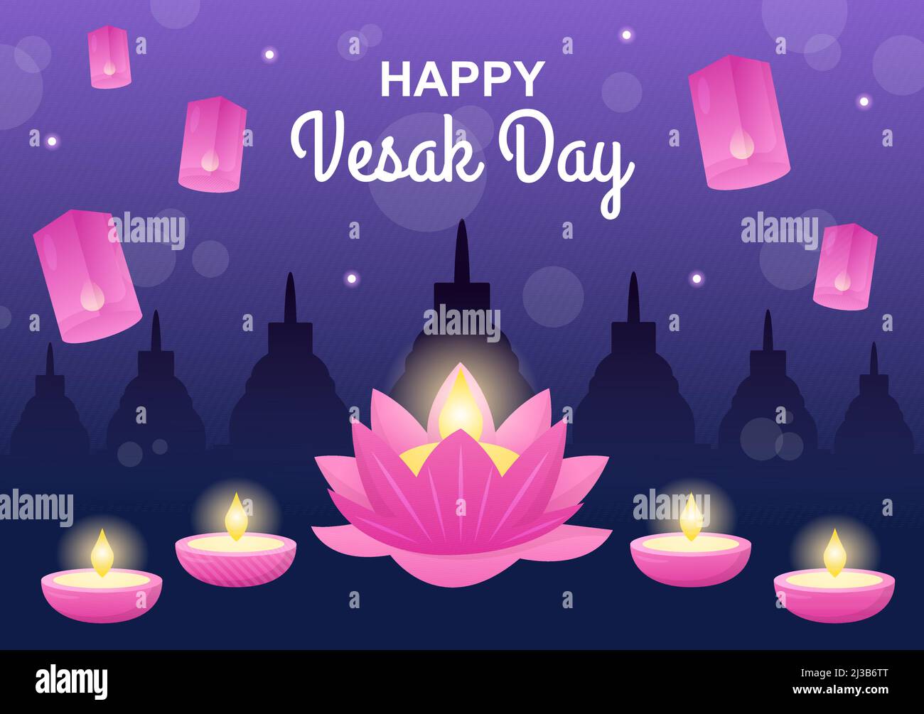 Vesak day wesak day Stock Vector Images Alamy