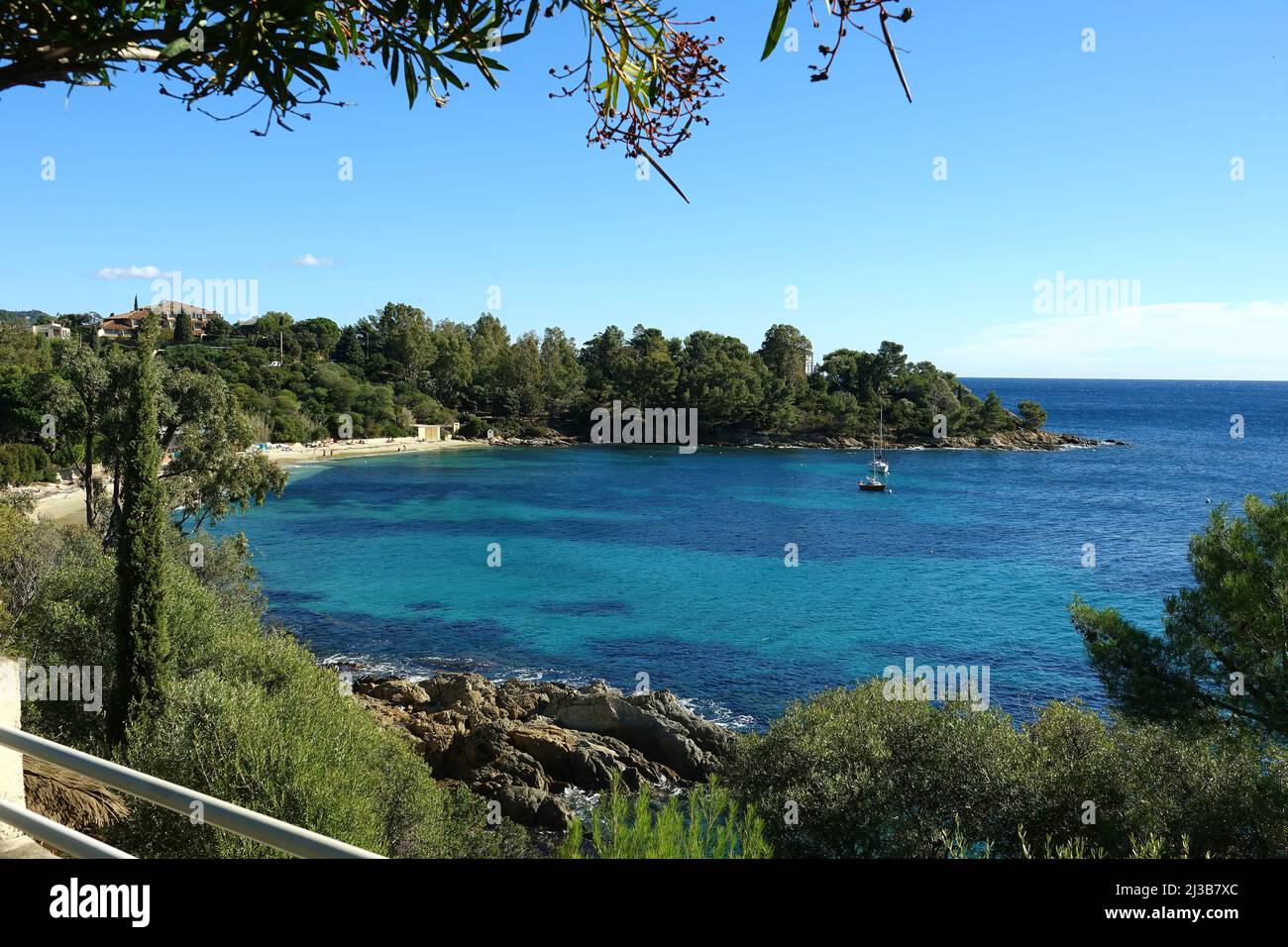 La Fossette beach in Lavandou Stock Photo Alamy