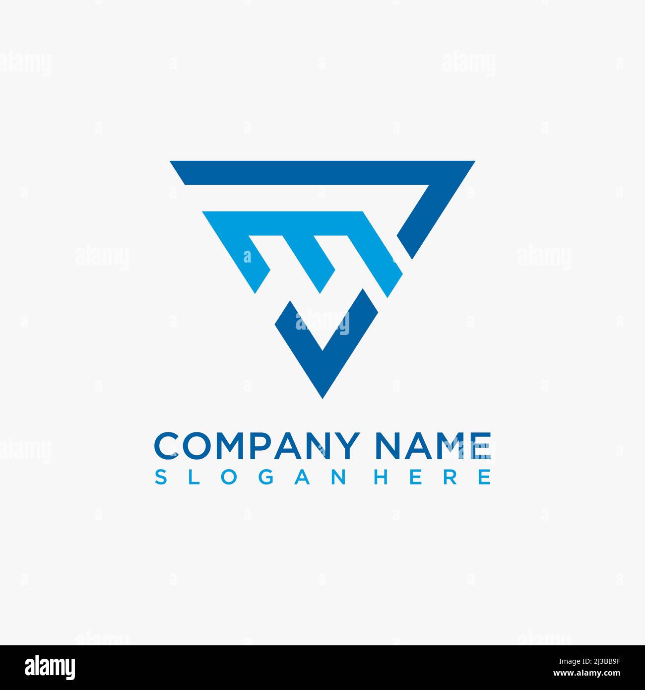 JM letter triangle logo design Stock Vector Image & Art - Alamy