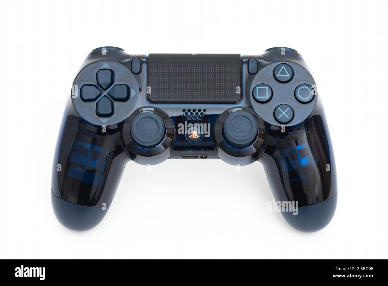 ISTANBUL, TURKEY - AUGUST 14, 2021: The new Sony Dualshock 4- 500 Million  Limited Edition Transparent Controller on the white background. Sony  PlaySta Stock Photo - Alamy