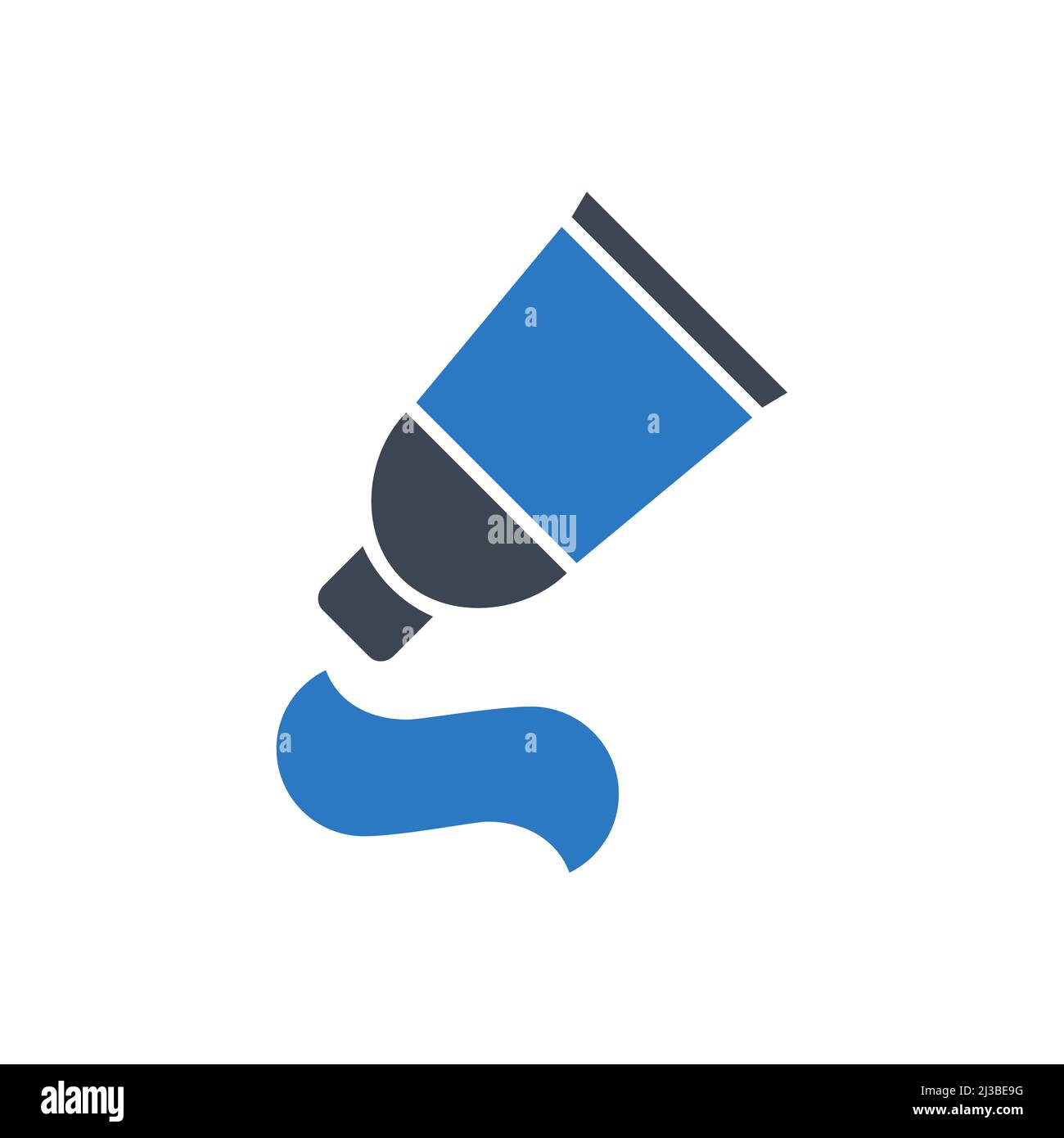 Tooth Paste Tube Glyph Icon Stock Vector Image & Art - Alamy
