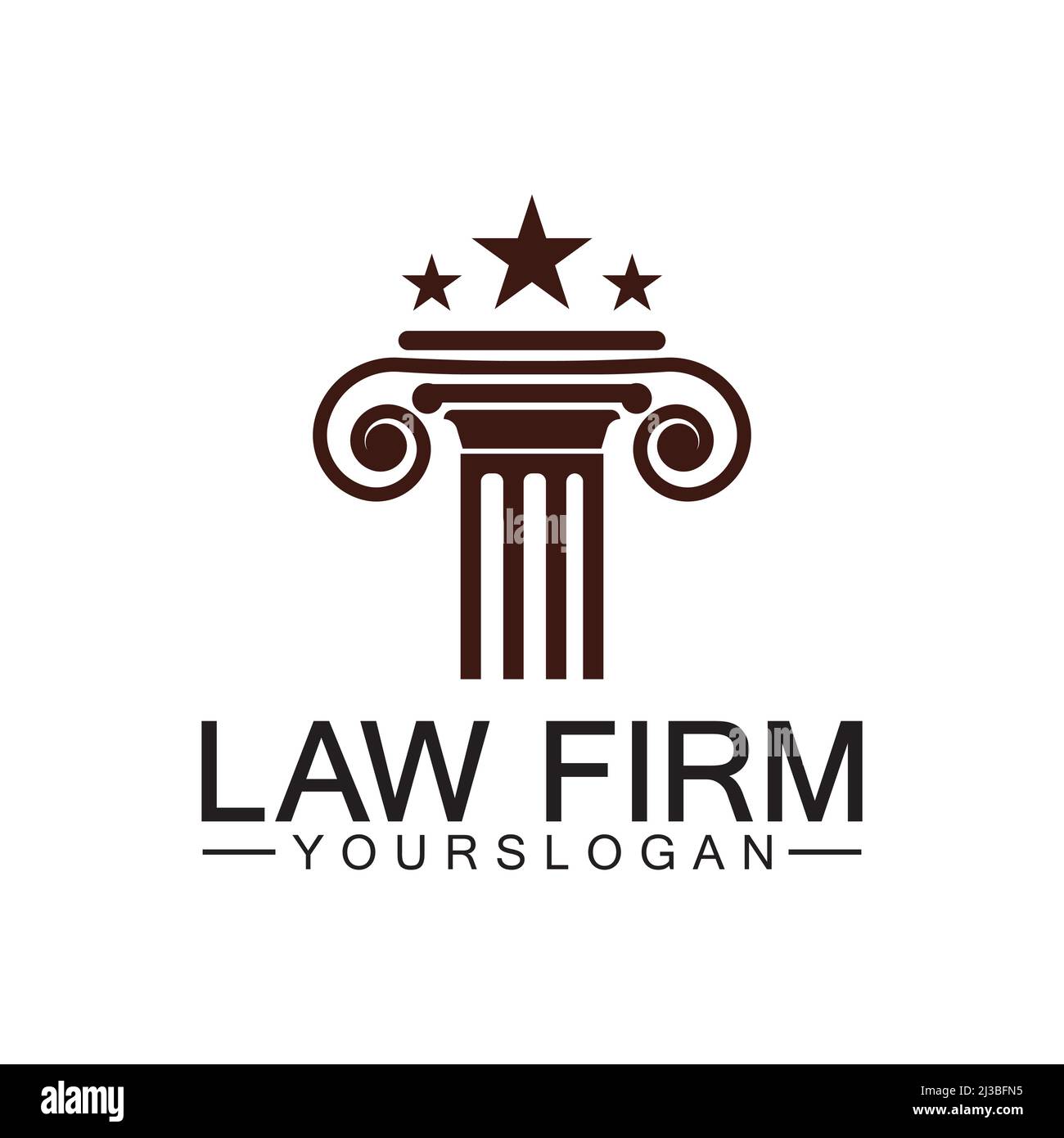 Law Firm Pillar Logo Template-Vector Stock Vector Image & Art - Alamy