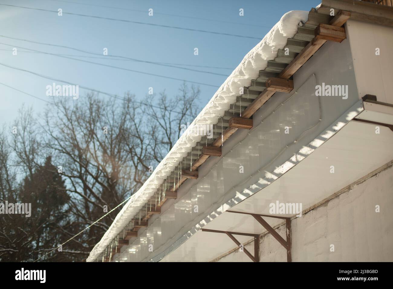 Roof of house. Canopy of house. Architecture details Stock Photo Alamy