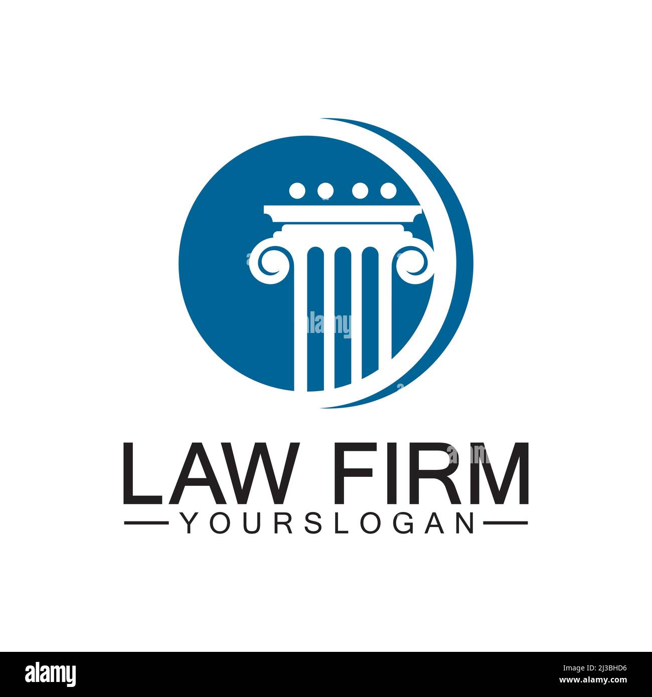 Law Firm Pillar Logo Template-Vector Stock Vector Image & Art - Alamy