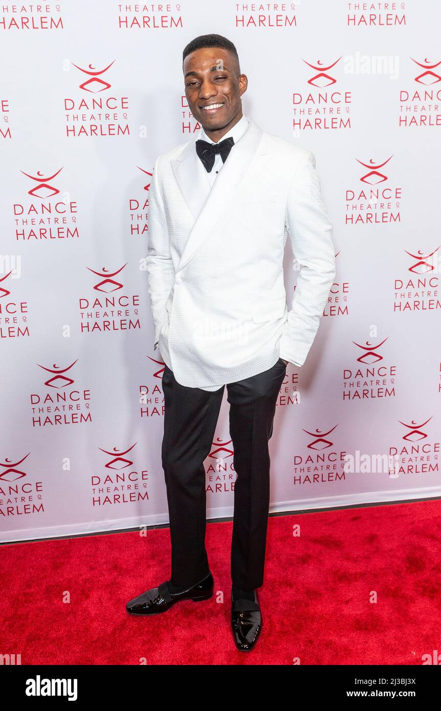 New York, NY - April 5, 2022: Sanford Placide attends Dance Theatre of