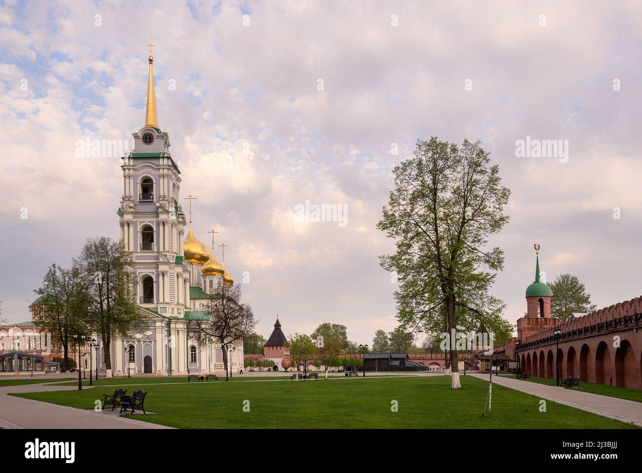 Cathedral Of The Assumption Of The Blessed Virgin In The Tula Kremlin Russia Stock Photo Alamy