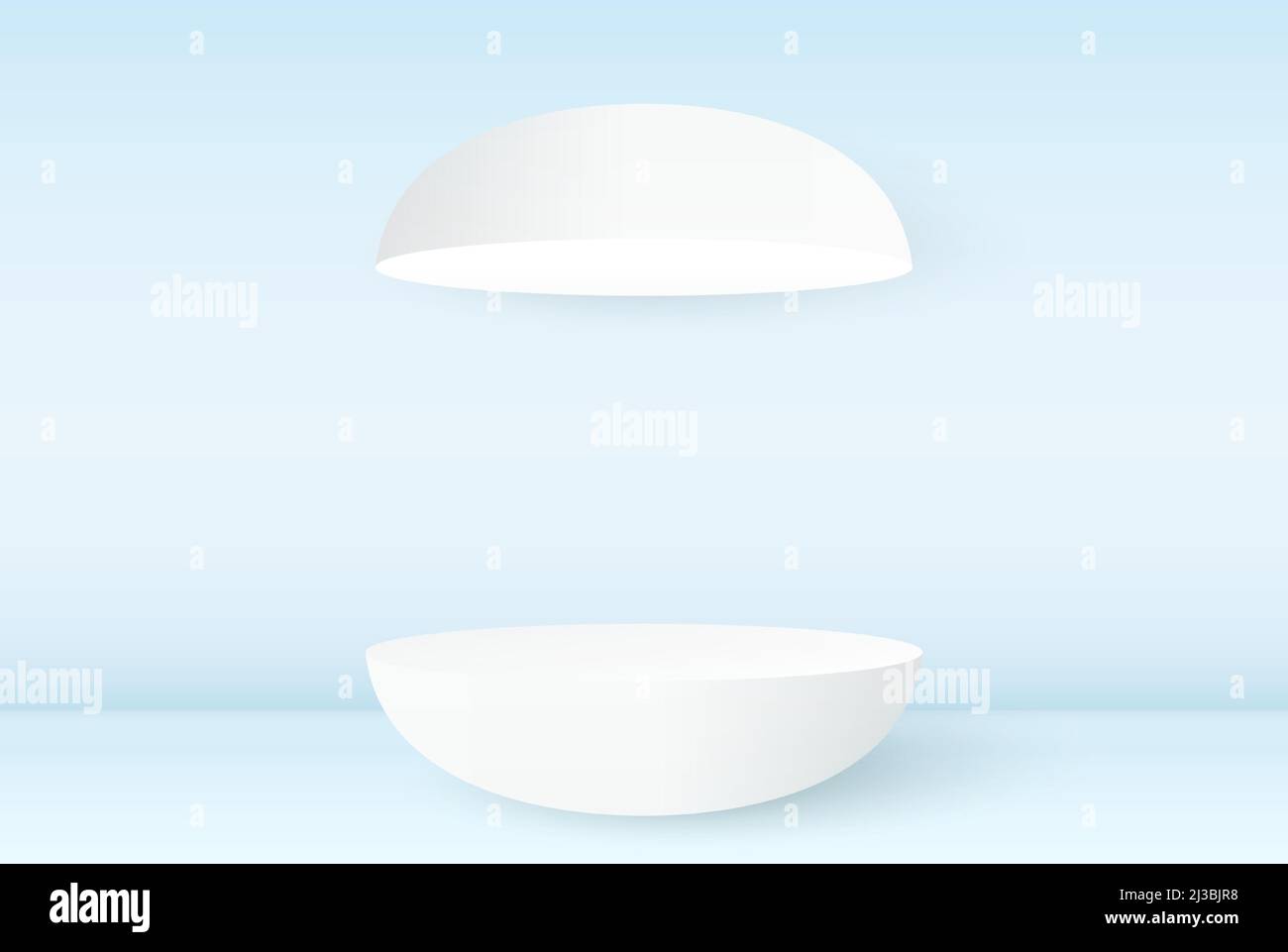 3d vector realistic white circle podium. Empty stage. Design podium for ...