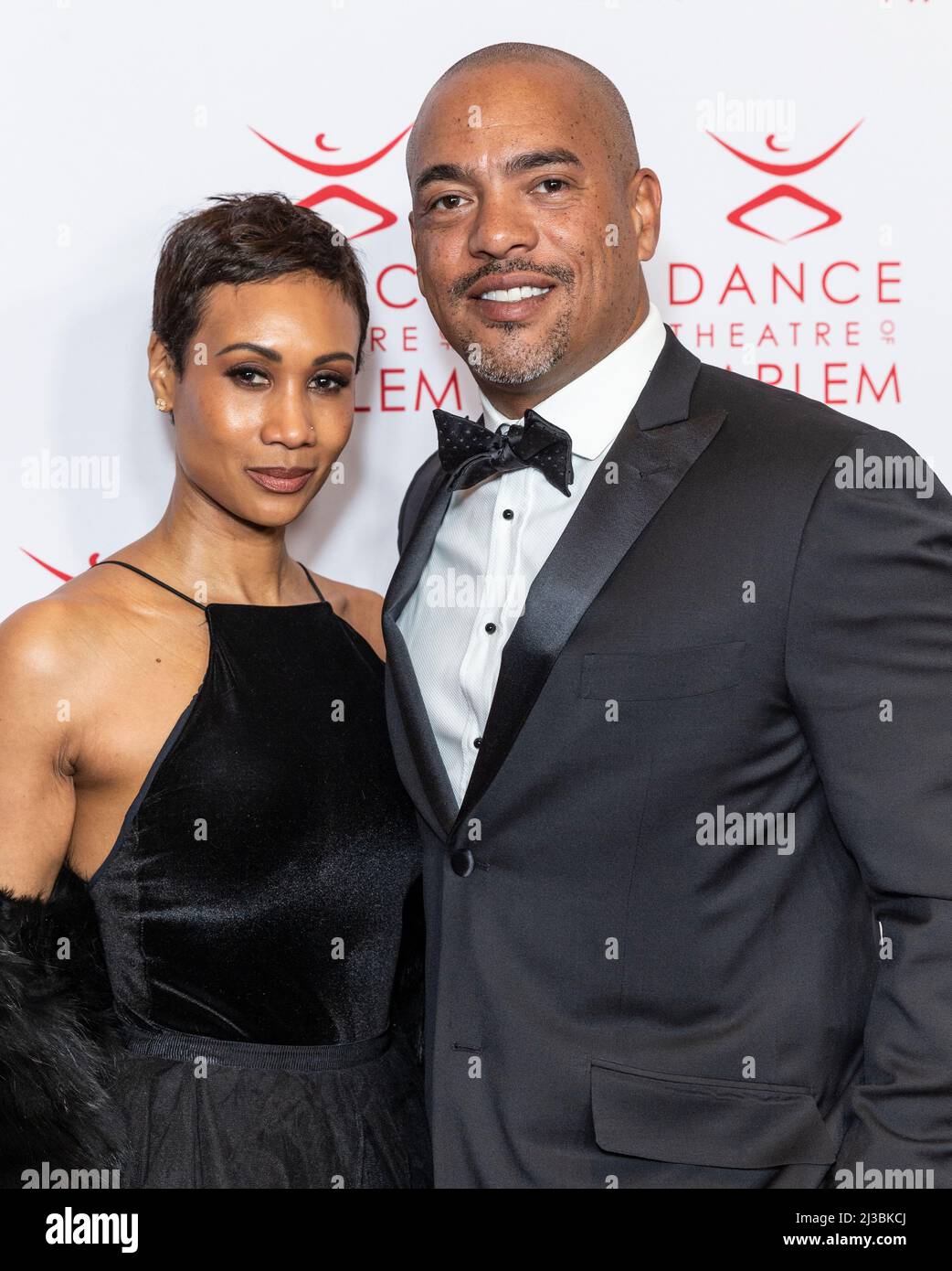 New York, NY April 5, 2022 Angela Simpson and Scott Simpson attend
