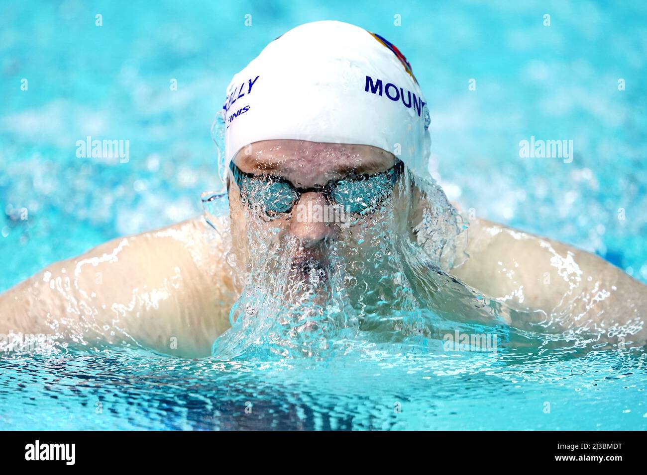 Mount Kelly's Hubert Gdaniec in action during the Men's Open 400m IM Heats on day three of the 2022 British Swimming Championships at Ponds Forge International Swimming Centre, Sheffield. Picture date: Thursday April 7, 2022. Stock Photo