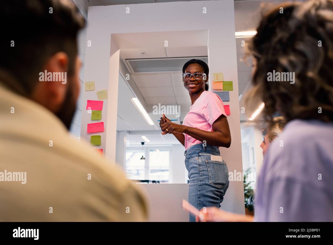 Business people having meeting in office Stock Photo