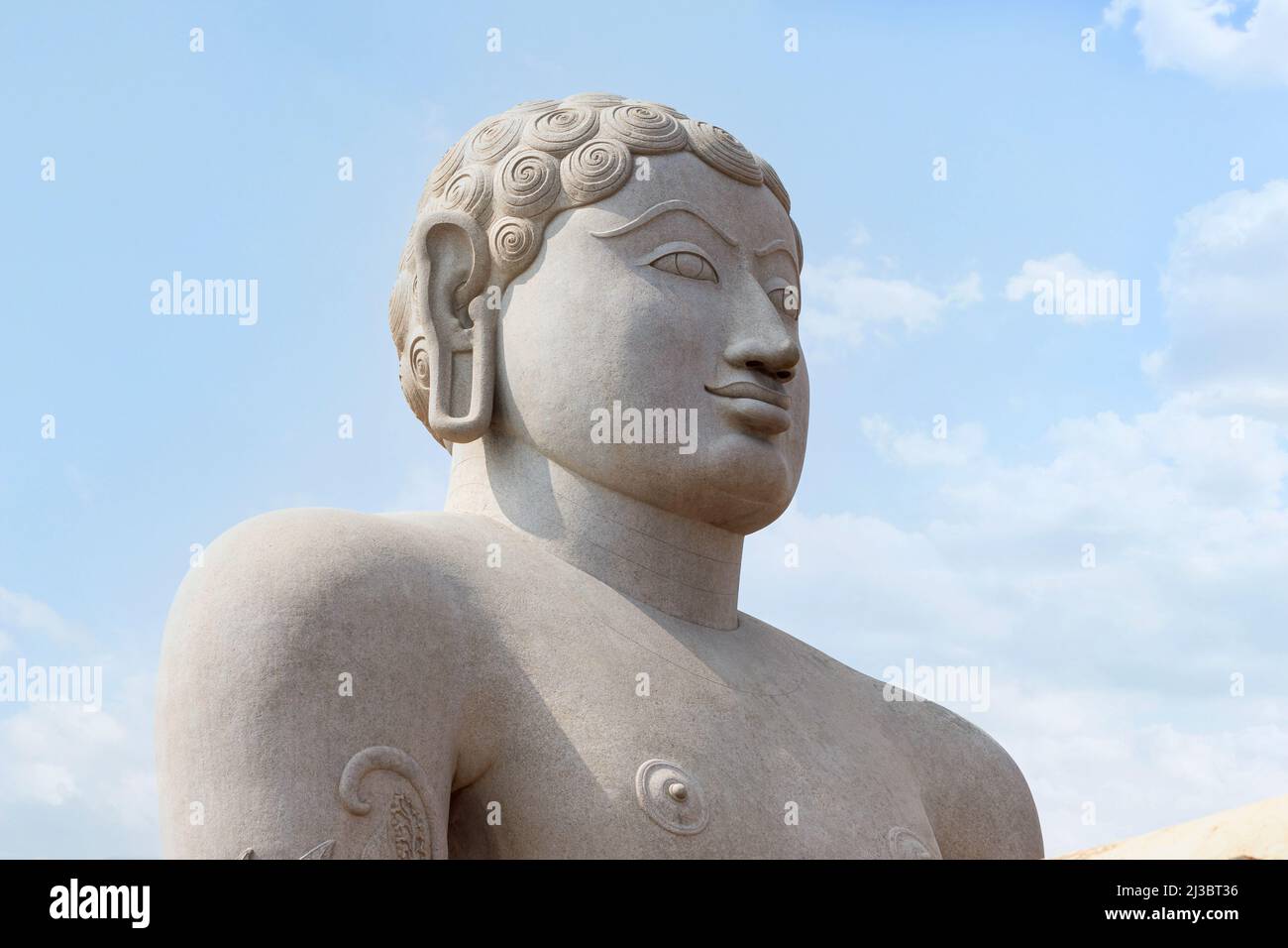 Closeup View Of Gomateshwara Statue, 57foot High, Gommateshwara statue
