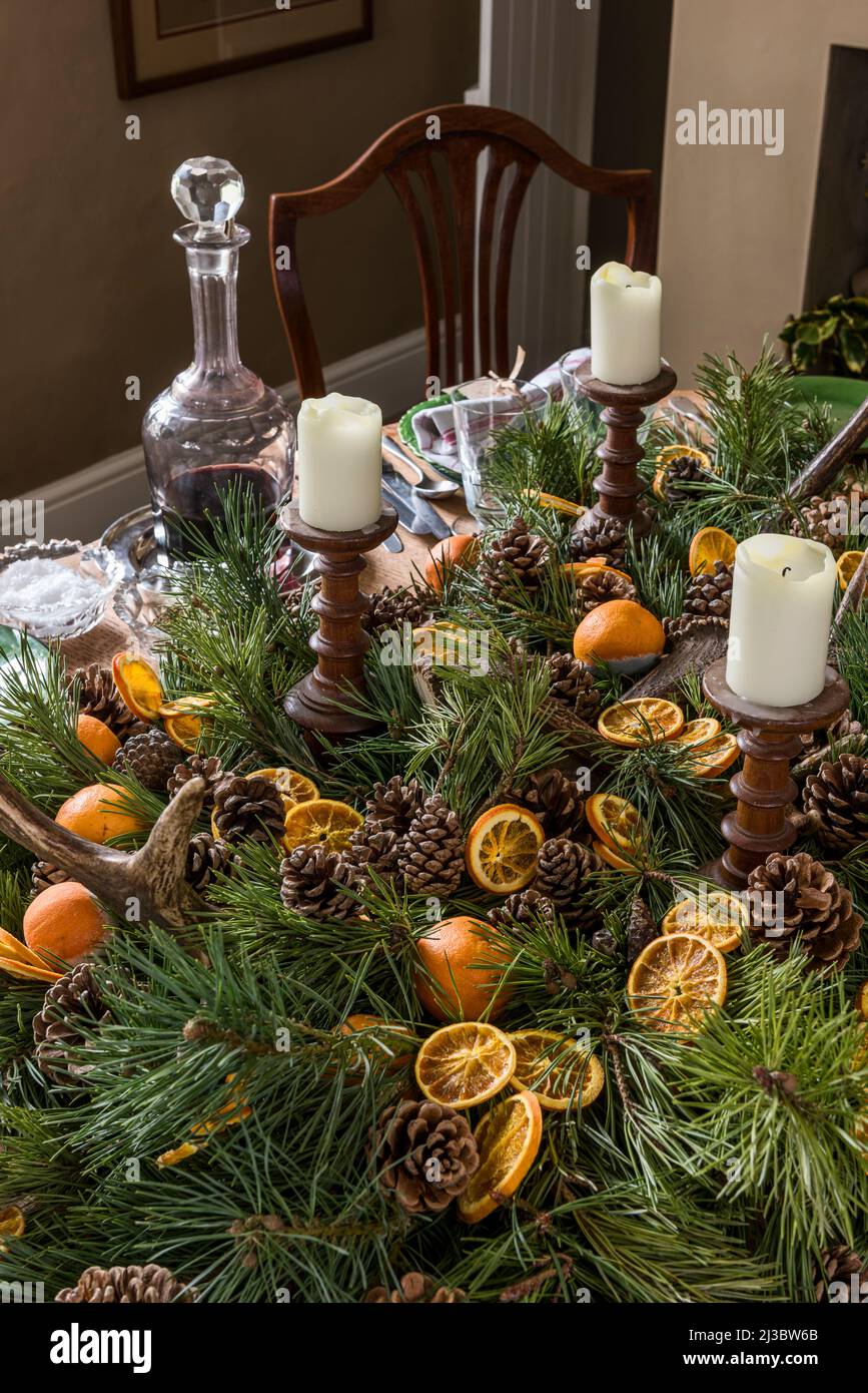 Make christmas centrepiece