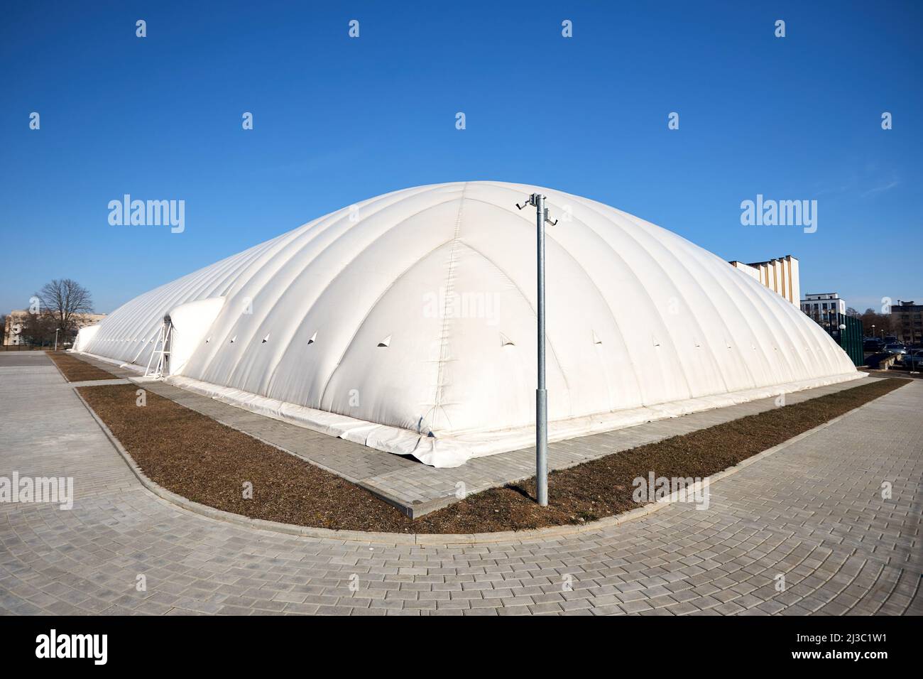 Inflatable air dome stadium. Inflated Tennis air dome or Tennis bubble