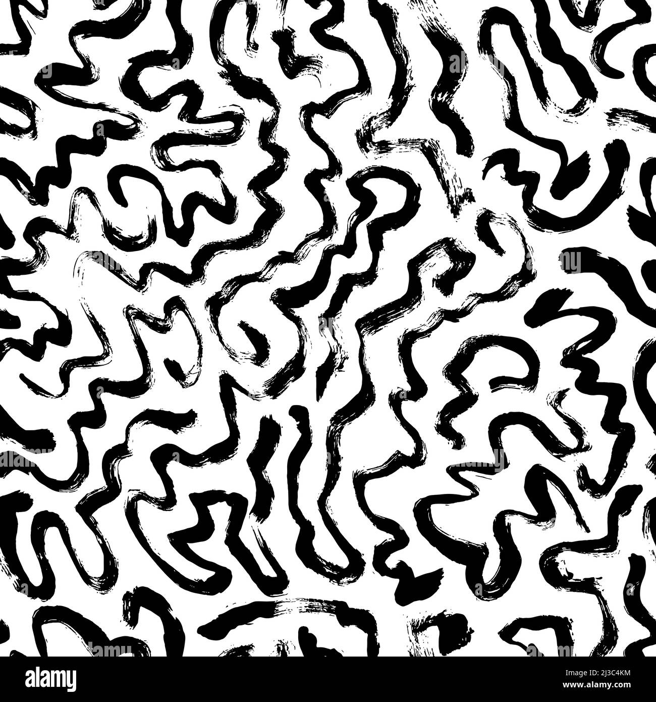 Pattern of rounded shapes Stock Vector Images - Alamy