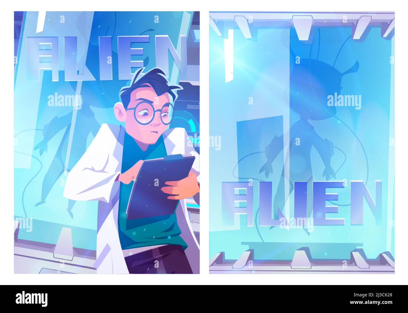 Alien in cryonics capsule cartoon poster. Futuristic investigation, scientist writing notes in laboratory. Science research test with extraterrestrial Stock Vector Image & Art - Alamy Alien in cryonics capsule cartoon poster. Futuristic investigation, scientist writing notes in laboratory. Science research test with extraterrestrial Stock Vector Image & Art - Alamy