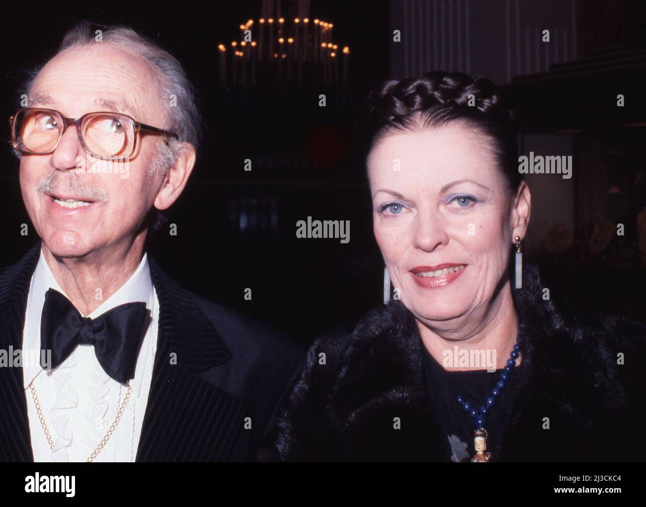Jack Albertson and wife Circa 1980's Credit Ralph Dominguez/MediaPunch
