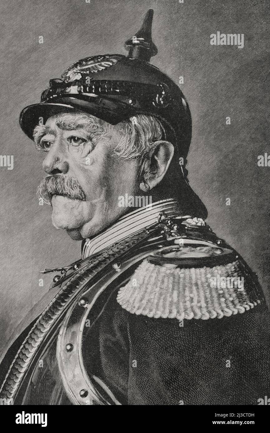 Otto von Bismarck (1815-1898). German statesman and politician ...