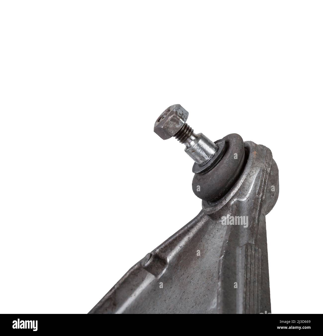 Used car ball joint isolated on white background Ball joint is the