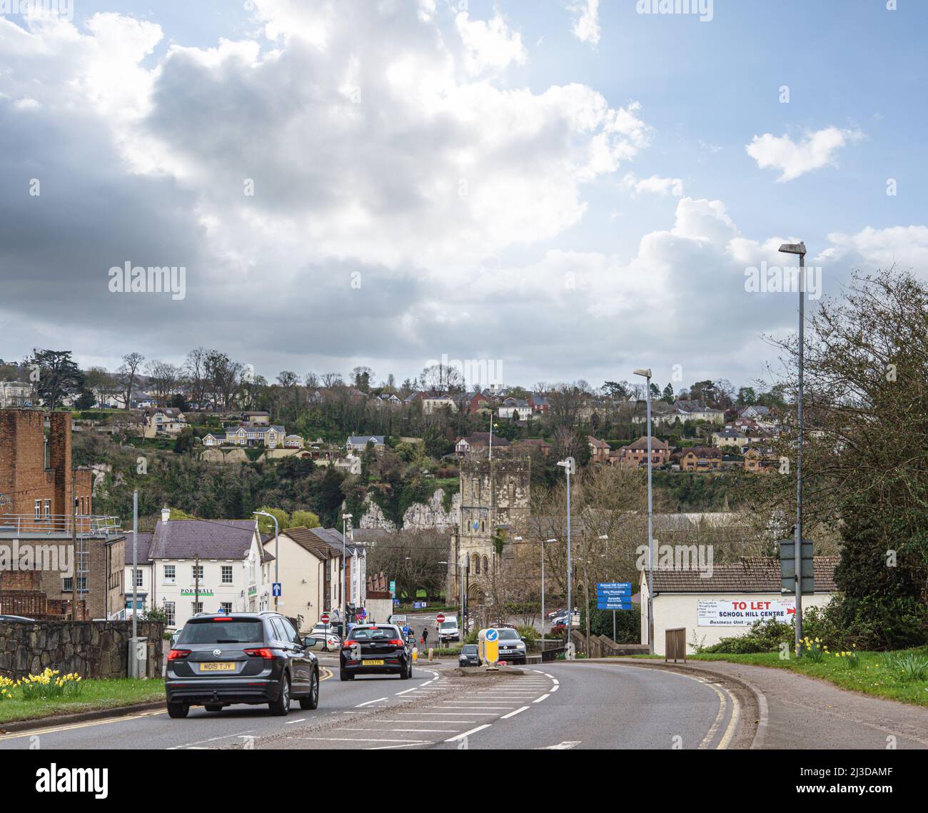 Chepstow Road (the A48) meanders across Chepstow. Centre St Mary's