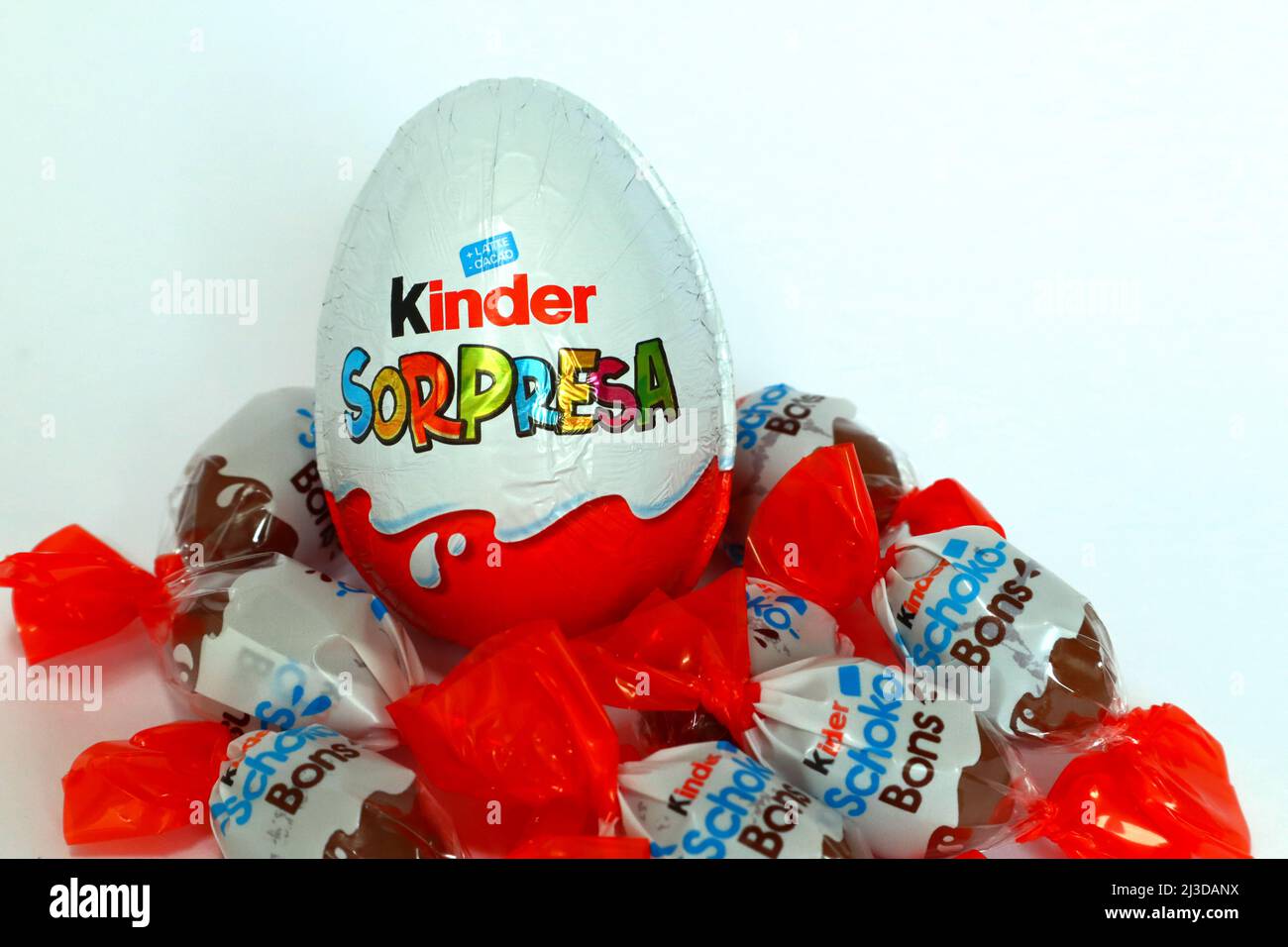 Pescara, Italy, 7th Apr, 2022 The Italian candy manufacturer Ferrero