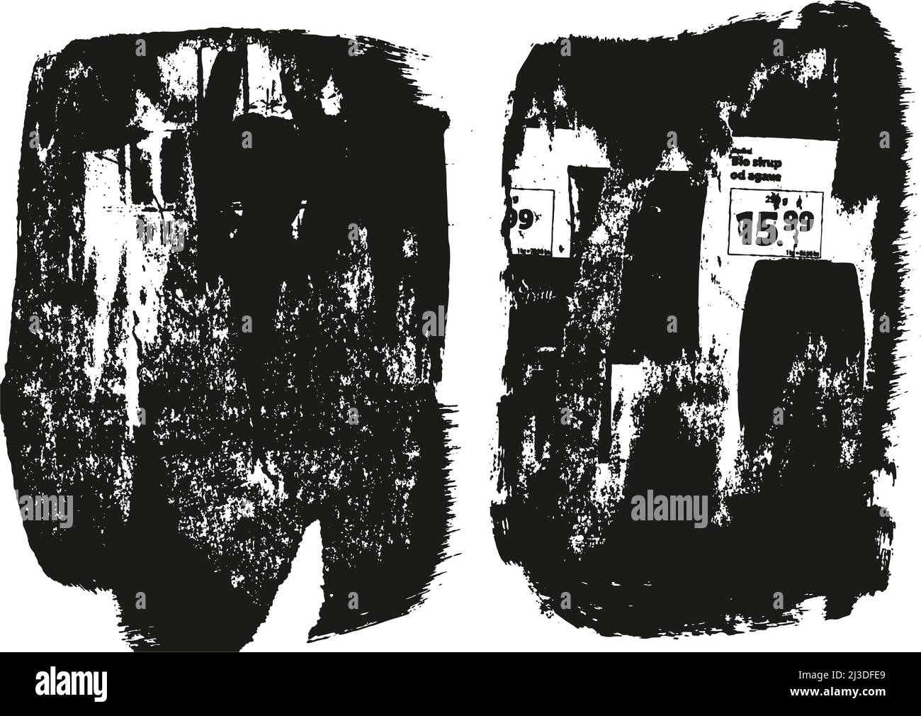 Ripped & Torn Paper Background Grunge Punk Style High Detail Abstract ...