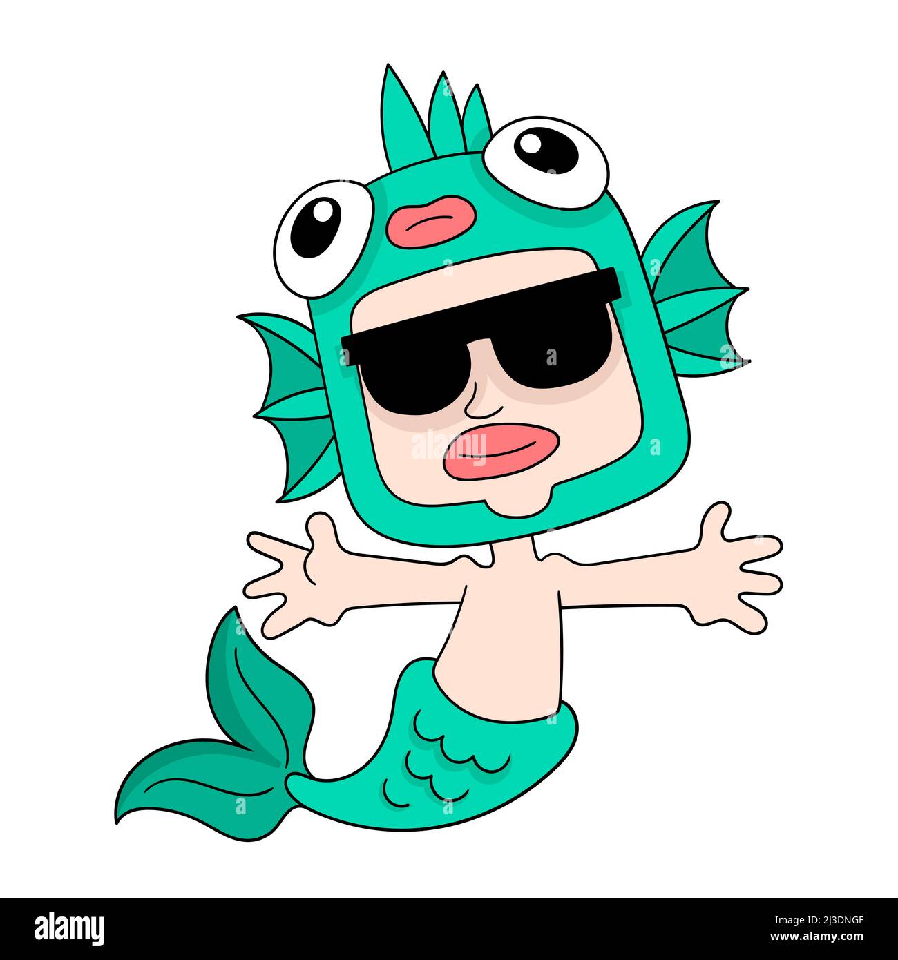 Mermaid cartoon vector vectors hi res stock photography and images Page 8 Alamy