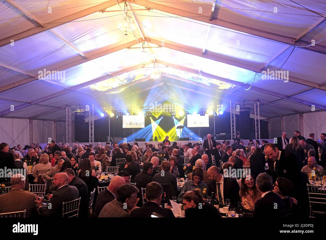 Melrose, UK. 07th Apr, 2022. Melrose, UK. Thursday 07 April 2022. Jackson Distillers sponsored Melrose Sevens Hall of Fame Dinner Event, rugby players and stars from the sporting world gathered to wine, dine and induct new members into the Melrose Rugby Hall of Fame ( Credit: Rob Gray/Alamy Live News Stock Photo