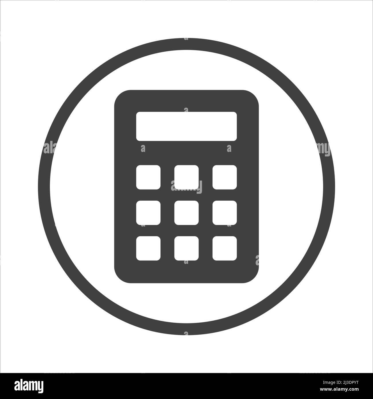 calculator icon on white background. plus minus multiplication equal Stock  Vector Image & Art - Alamy