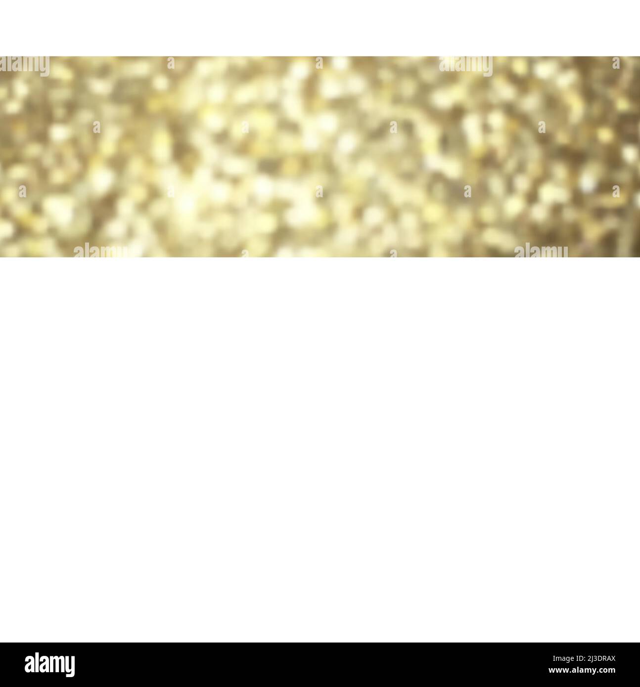 Vector golden glitter border background template for cards, magazines