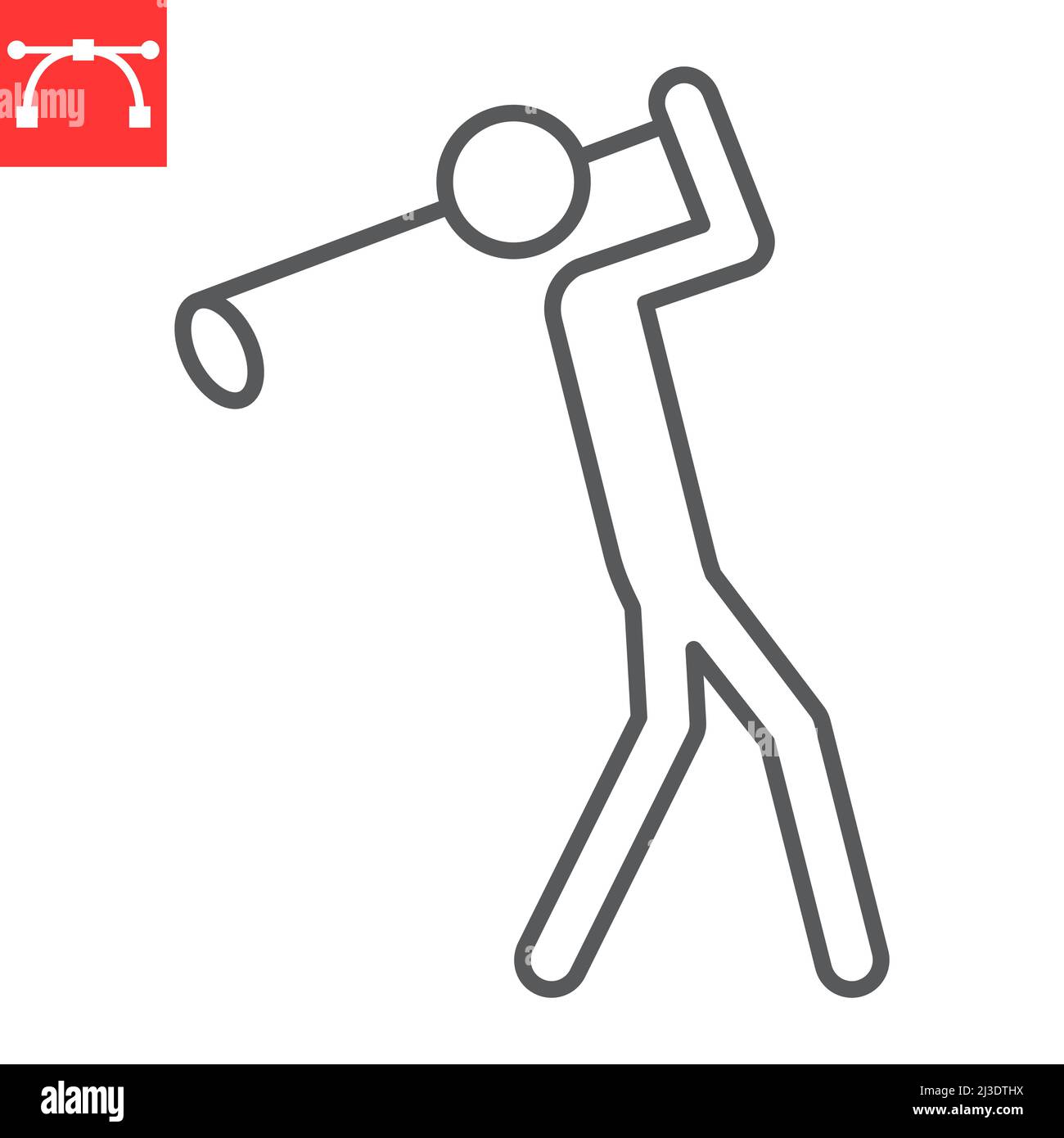 Golf sport line icon Stock Vector Image & Art - Alamy