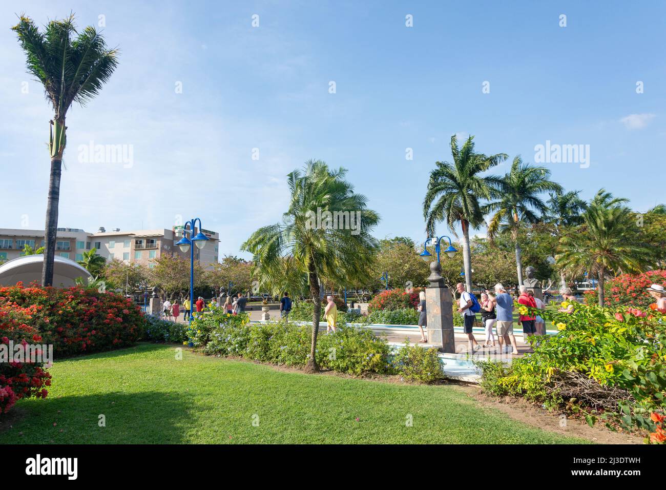Emancipation Park, Kingston, Jamaica, Greater Antilles, Caribbean Stock