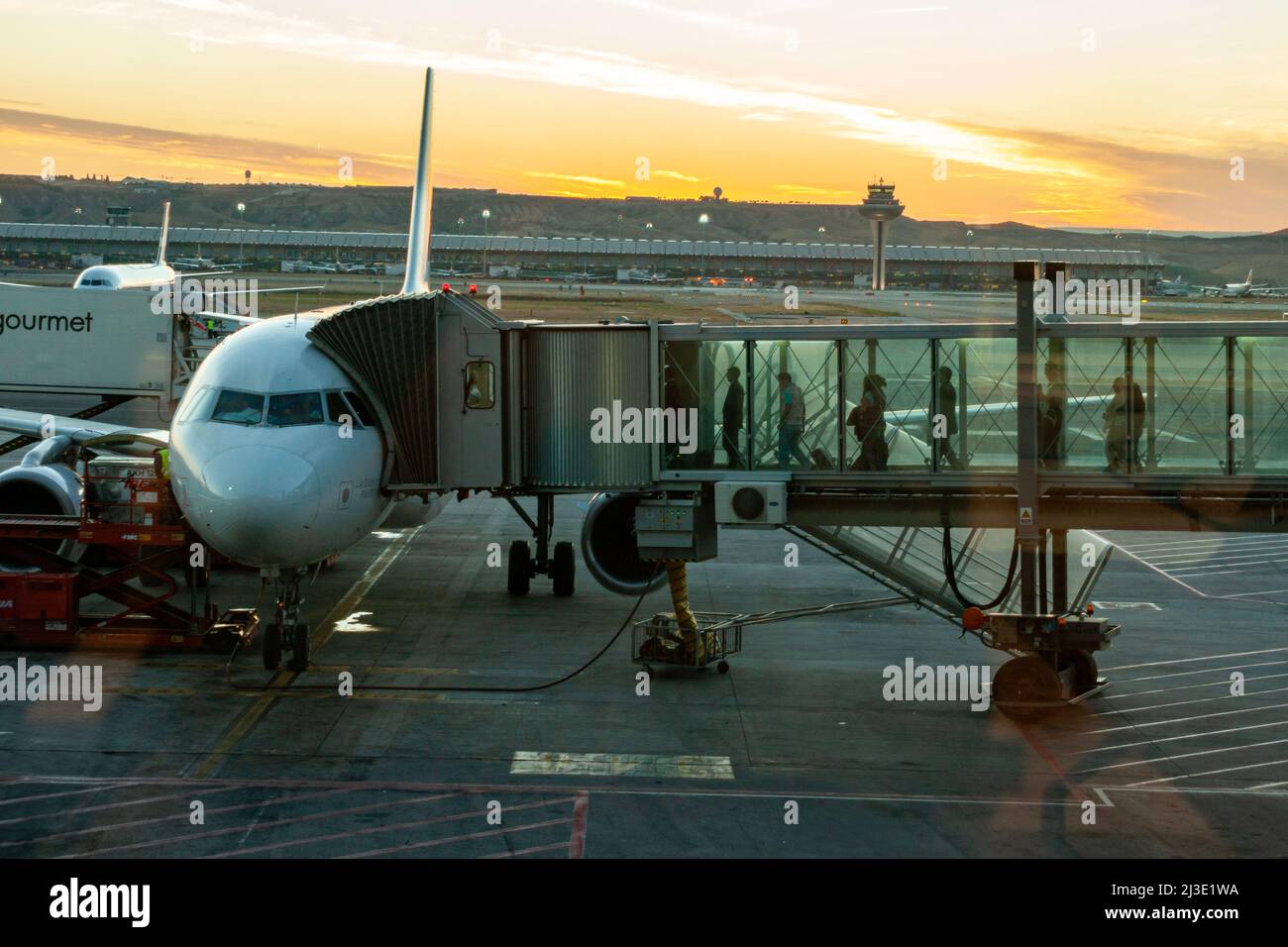 Barajas airport Stock Photo