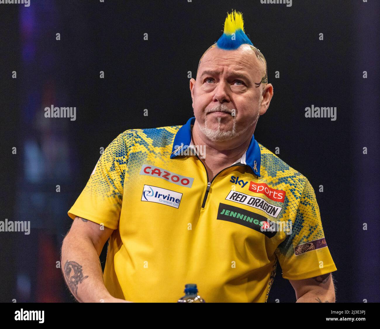 7th April 2022, First Direct Arena, Leeds, Yorkshire, England; PDC