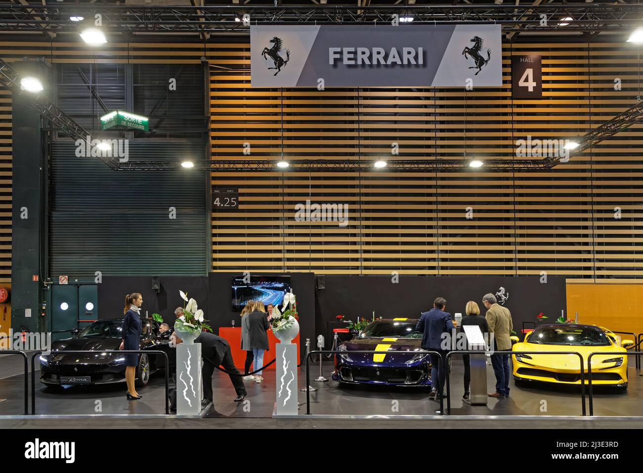 LYON, FRANCE, April 7, 2022 The Lyon Motor Show is held at Eurexpo