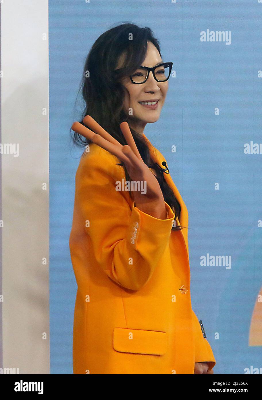 New York, NY, USA. 07th Apr, 2022. Michelle Yeoh at NBC's Today
