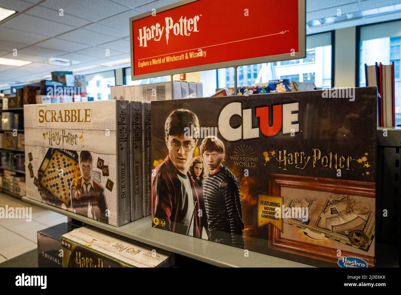 Barnes & Noble Booksellers has an extensive line of board games and is