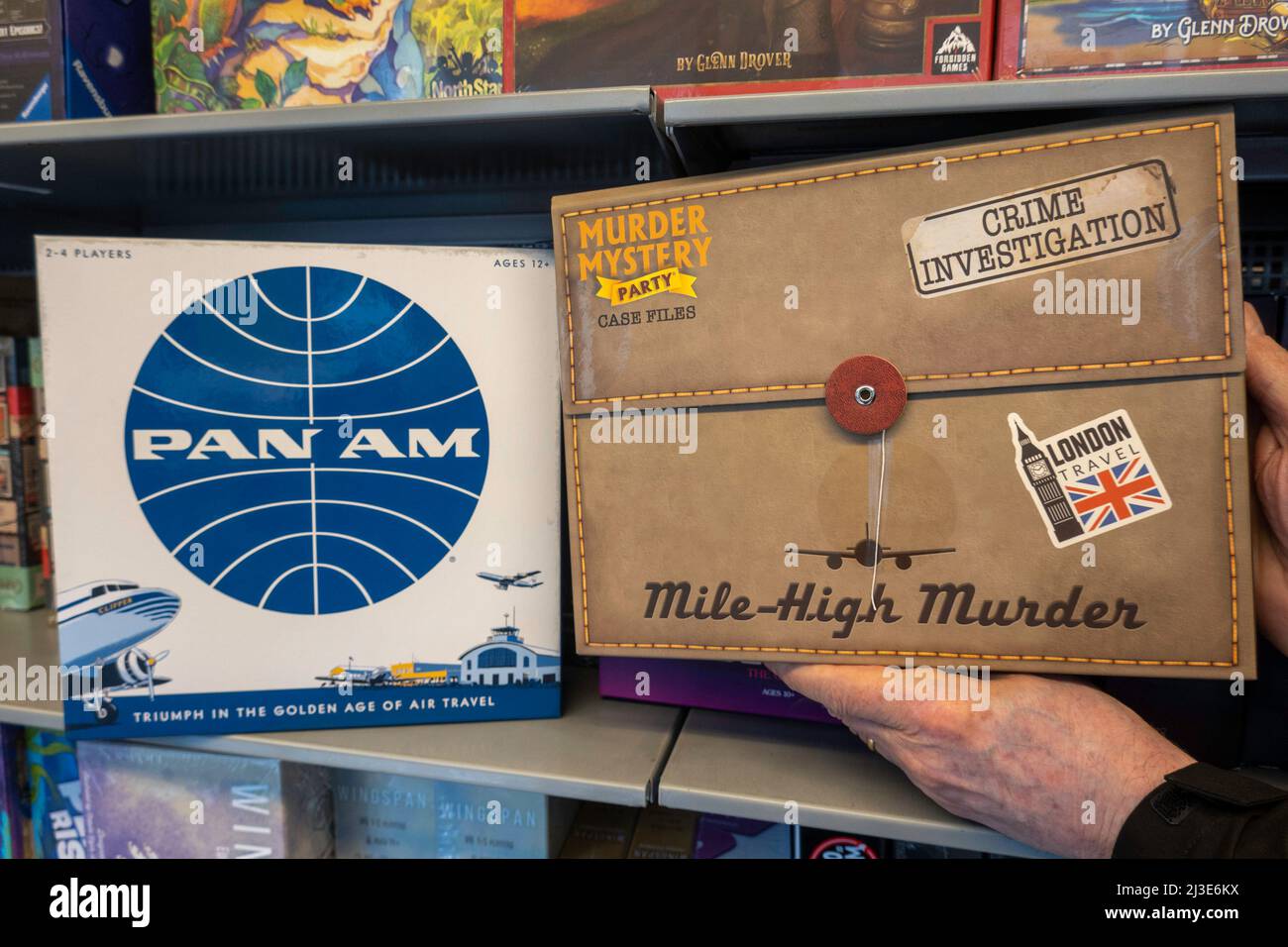 Barnes & Noble Booksellers has an extensive line of board games and is