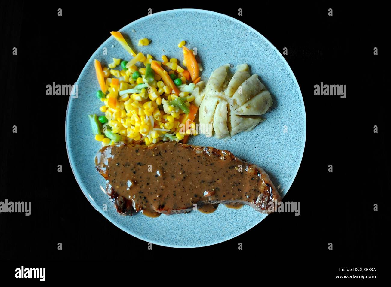 Sirloin Steak at Abuba Resto, Jakarta, Indonesia Stock Photo Alamy