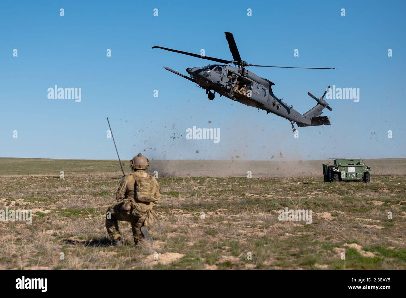 Members of the 3rd Ranger Battalion based at Fort Benning, and Special Tactics Members