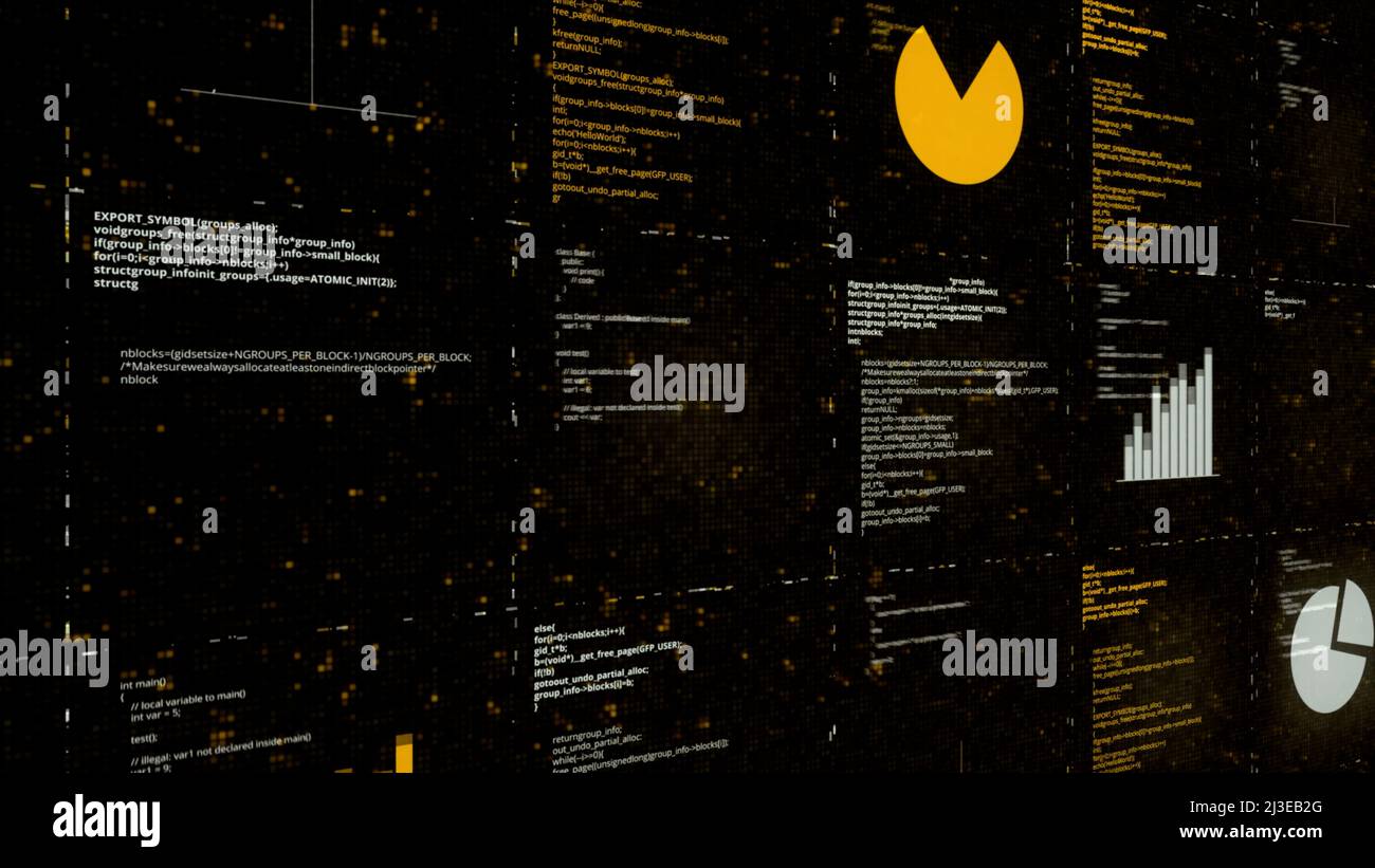 Concept data security moving bits hi-res stock photography and images ...