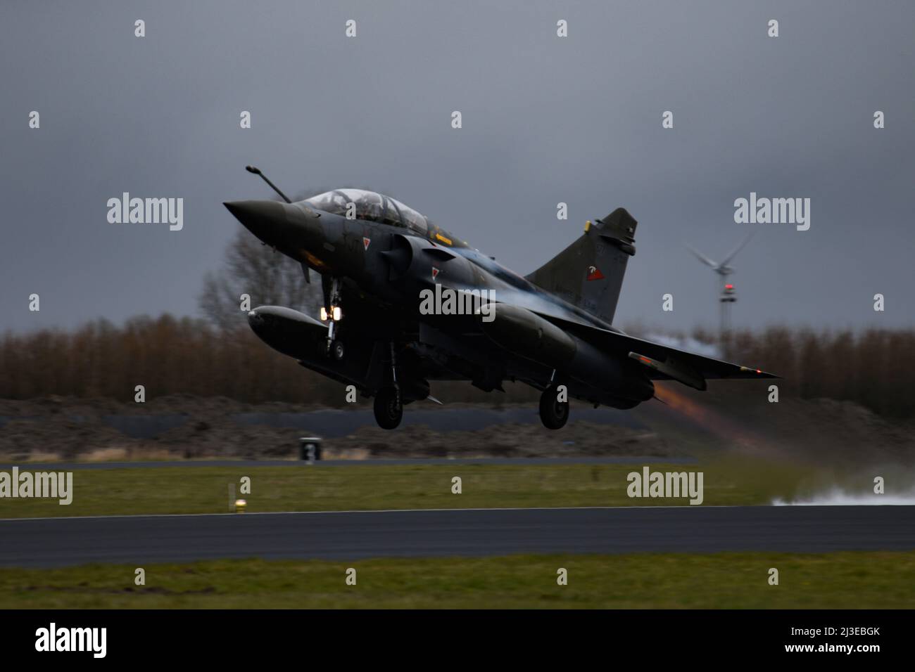 A French air force Rafale takes off during Frisian Flag 22 at ...