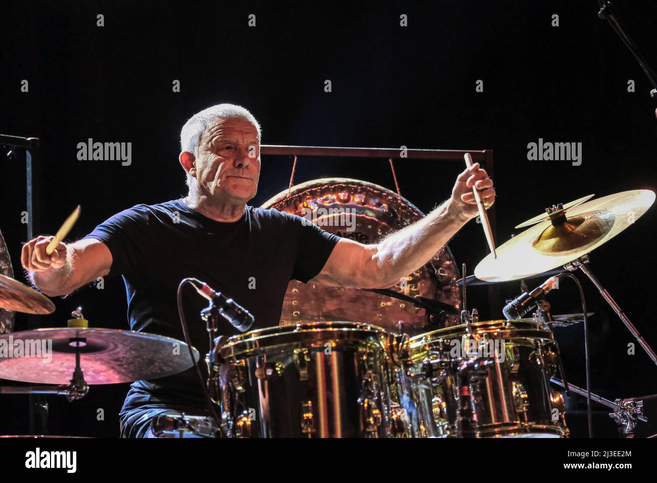 Carl Fredrick Kendall Palmer, English drummer, and bassist, best known