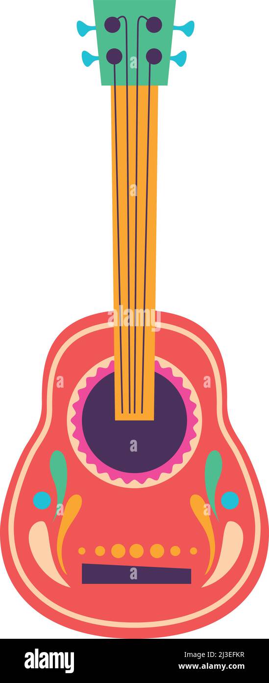 mexican guitar instrument Stock Vector Image & Art - Alamy